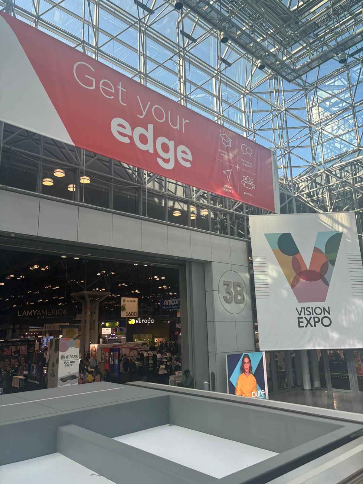 vision expo conference sign